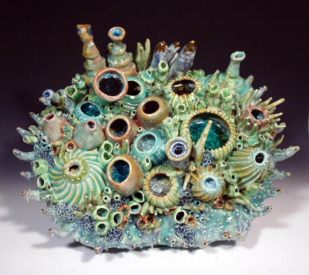 Ceramic Coral Reef Sculpture #37