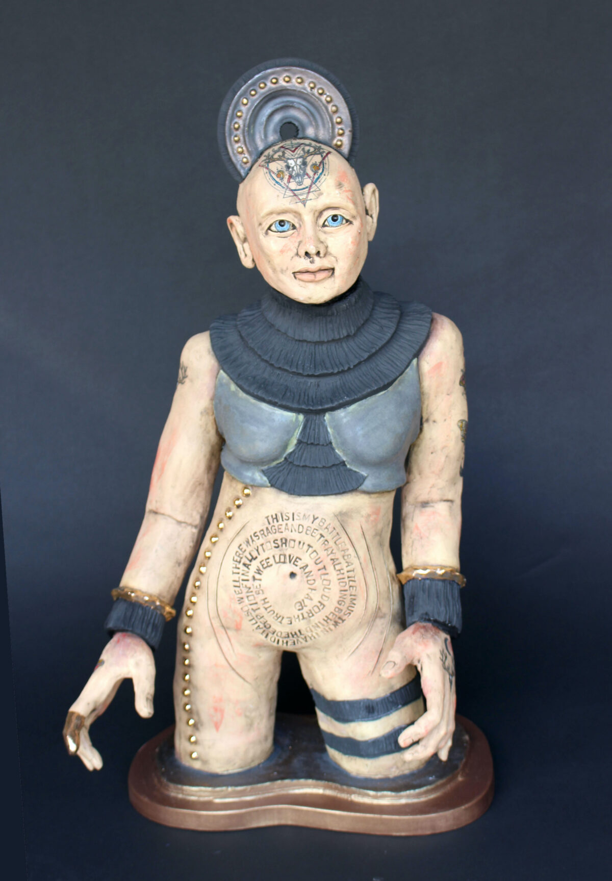 25 1/2"high Ceramic Sculpture