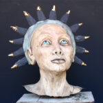 Bust ceramic sculptures