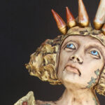 A collection of "Large Ceramic Sculptures"